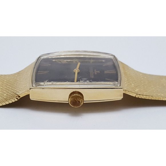 Vintage 1970s Jaeger LeCoultre 29mm Classic Cal 818/3 R7582 14K Yellow Gold 17J - Picture 7 of 16